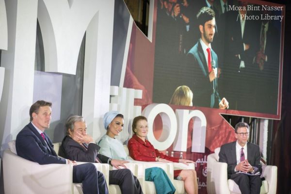 HH Sheikha Moza participates in Education Above All’s 10 million event in New York