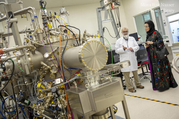 Her Highness visits research institutes within HBKU