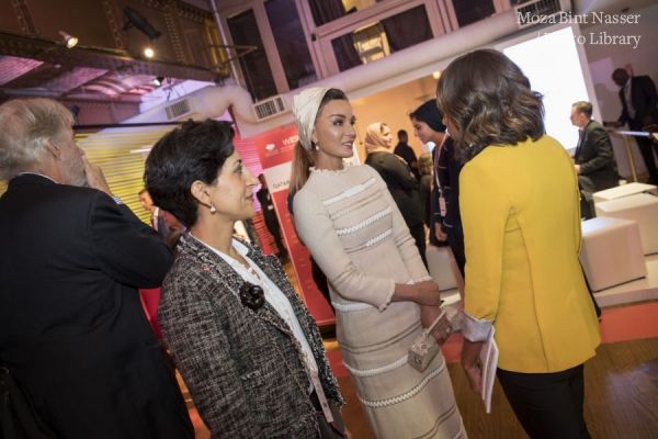 HH Sheikha Moza participates in WISE@NY education forum