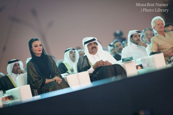 Their Highnesses witness the Grand Opening Ceremony of Sidra Medicine