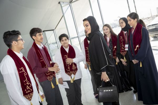 HH Sheikha Moza attends QF Schools’ Qatar National Day celebrations