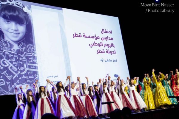 HH Sheikha Moza attends QF Schools’ Qatar National Day celebrations