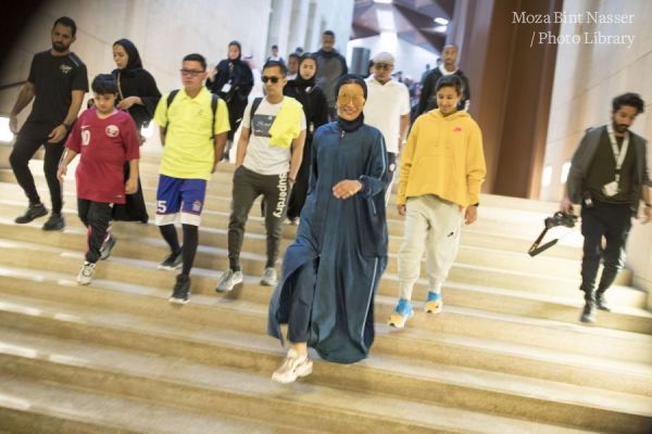 HH Sheikha Moza participates in National Sport Day at Education City