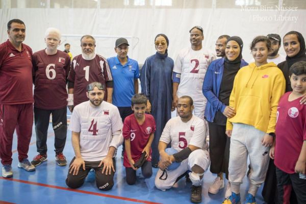 HH Sheikha Moza participates in National Sport Day at Education City