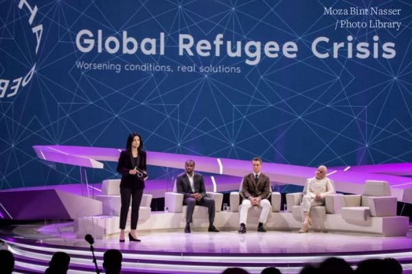 HH Sheikha Moza attended debut relaunch of Doha Debates HH Sheikha Moza attended debut relaunch of Doha Debates