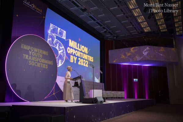 HH Sheikha Moza participates in high-level Silatech event