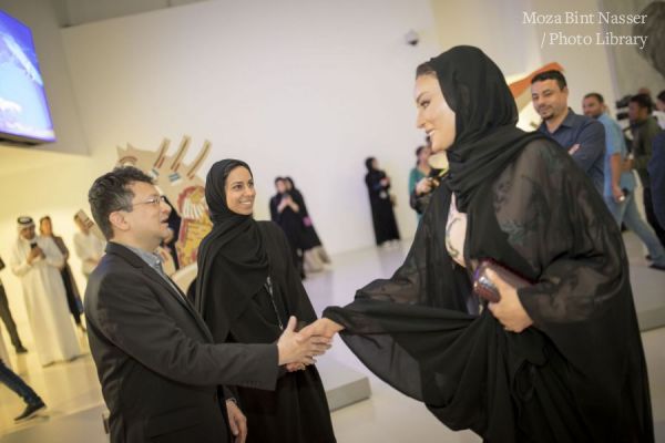 HH Sheikha Moza attends opening of Mathaf exhibitions celebrating Indian art