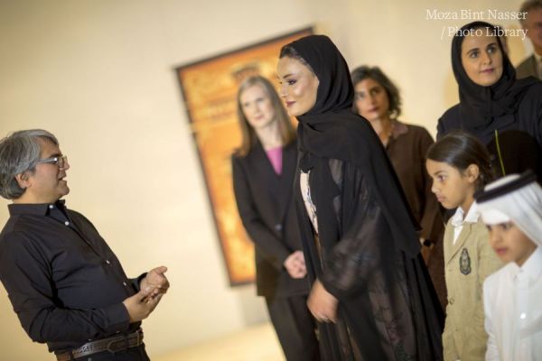 HH Sheikha Moza attends opening of Mathaf exhibitions celebrating Indian art