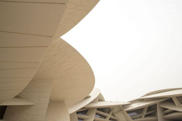 Their Highnesses tour the National Museum of Qatar