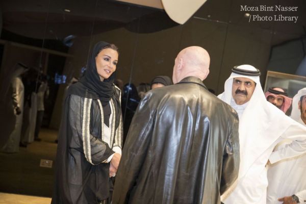 Their Highnesses tour the National Museum of Qatar