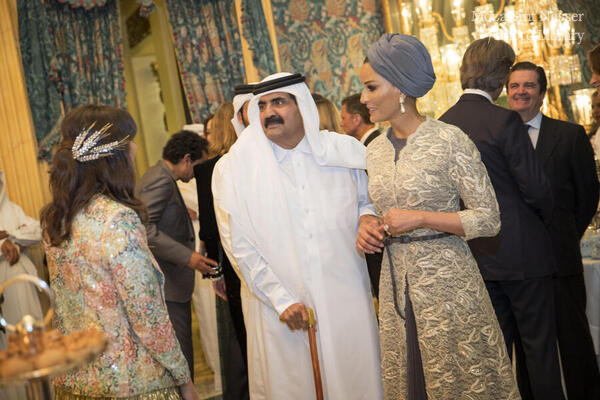 Their Highness hosted a reception celebrating the opening of National Museum of Qatar