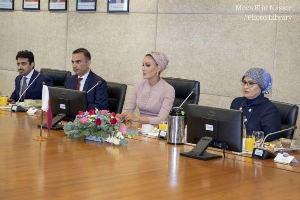 HH Sheikha Moza meets with Deputy Prime Minister of Malaysia