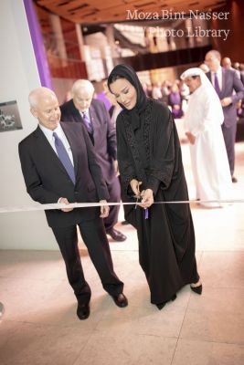 HH Sheikha Moza officially opens The Media Majlis at Northwestern University in Qatar