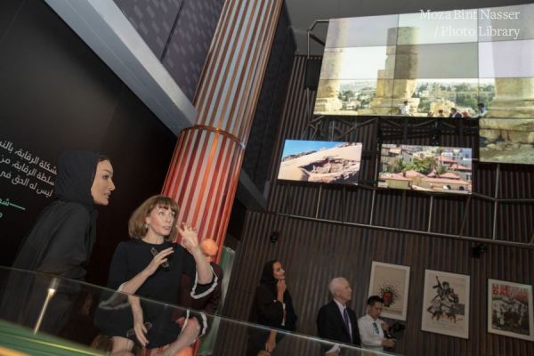 HH Sheikha Moza officially opens The Media Majlis at Northwestern University in Qatar