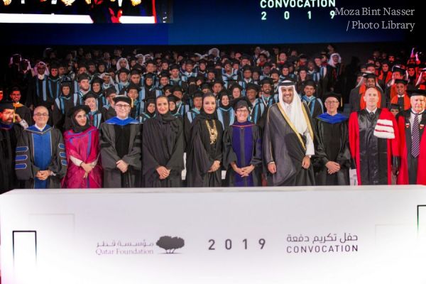 HH the Amir attends the 2019 Qatar Foundation Convocation