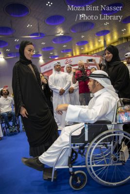 HH Sheikha Moza visits third edition of Najah Qatari festival