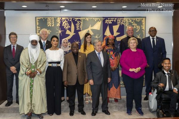 HH Sheikha Moza attends SDG Advocacy meeting at UN