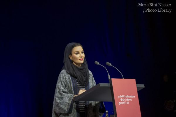 HH Sheikha Moza participates in EAA session at WISE 2019