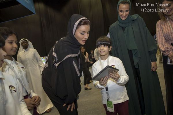 HH Sheikha Moza participates in “I AM QF” event