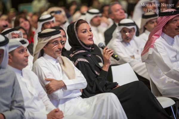 HH Sheikha Moza participates in “I AM QF” event