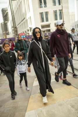 HH Sheikha Moza participates in Qatar National Sport Day 