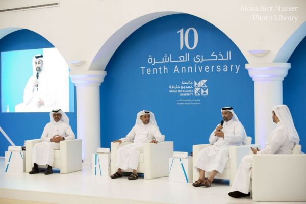 صاحبا السمو يشهدان حفل الذكرى العاشرة لتأسيس جامعة حمد بن خليفة