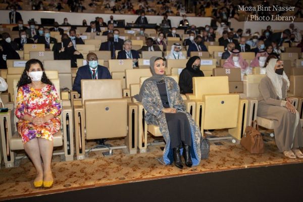 صاحبة السمو الشيخة موزا تشارك في افتتاح مؤتمر القمة العالمية للإبتكار في التعليم