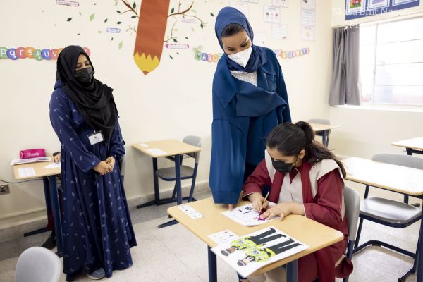 صاحبة السمو تزور مدارس السّلم في قطر