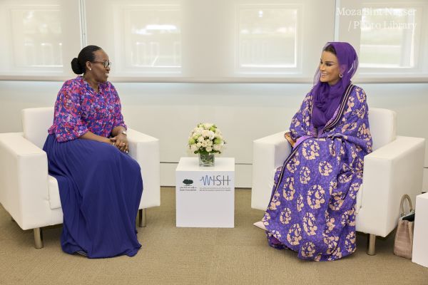 HH meets with First Lady of Rwanda