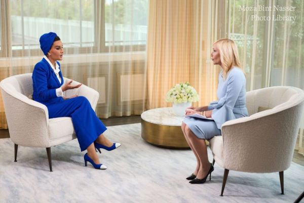 HH Sheikha Moza interview with Tania Bryer