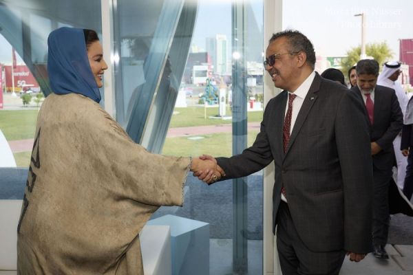Her Highness met with the WHO Director-General