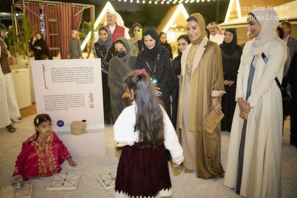 صاحبة السمو تشهد افتتاح مهرجان دريشة للفنون الأدائية