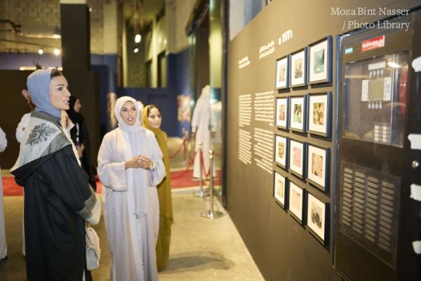 زارت صاحبة السموّ عدداً من المعارض المقامة بمشيرب قلب الدوحة
