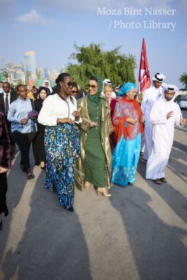 HH attends the closing event for Education Above All’s  SDG Pavilion