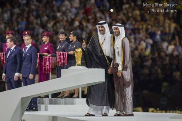 Their Highnesses attend closing ceremony of FIFA World Cup Qatar 2022