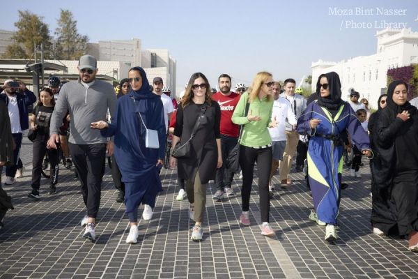 ‏HH participates in Education city walkathon in support of Türkiye-Syria Earthquake Victims