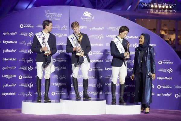 HH attended the final of the Commercial Bank CHI Al Shaqab Presented by Longines.