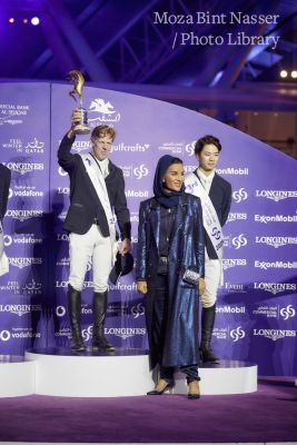 HH attended the final of the Commercial Bank CHI Al Shaqab Presented by Longines.