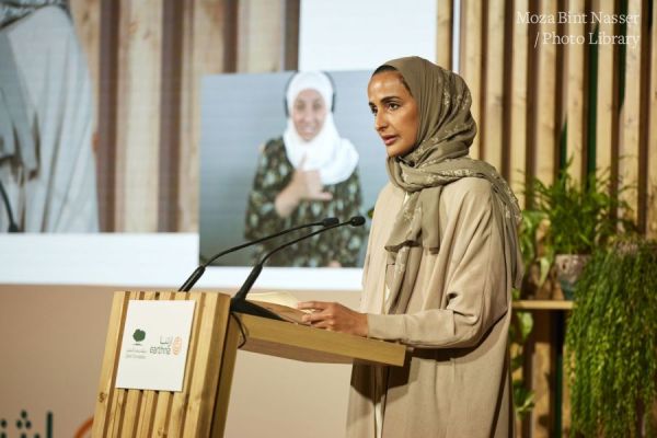 HH Sheikha Moza attends Earthna Summit 2023