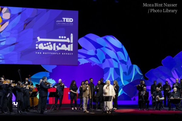صاحبة السمو تشهد افتتاح قمة تيد بالعربي 