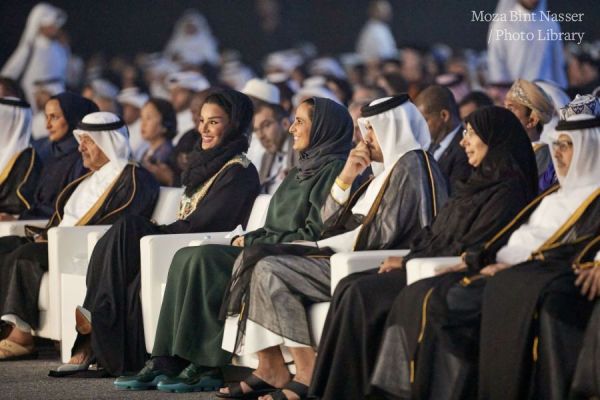 صاحبة السمو تشهد حفل تكريم خريجي مؤسسة قطر