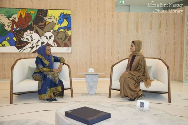 HH Meets with the First Lady of Zanzibar