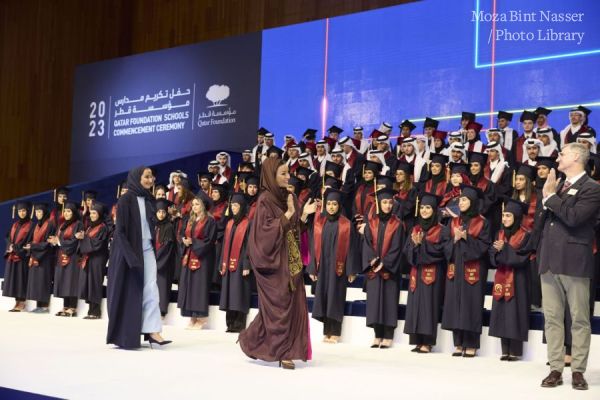 صاحبة السمو تشهد الحفل الموحد لتكريم مدارس مؤسسة قطر