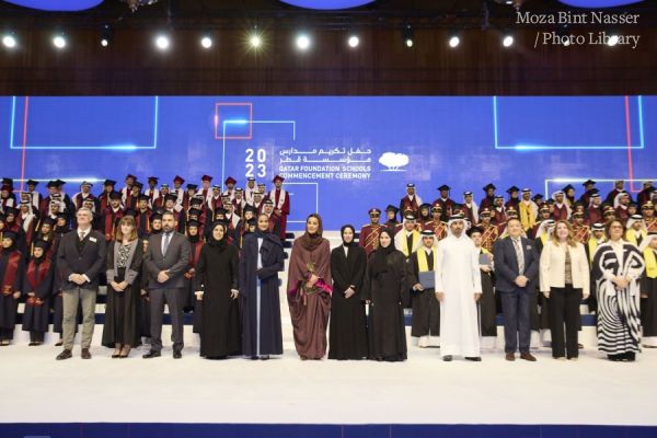 صاحبة السمو تشهد الحفل الموحد لتكريم مدارس مؤسسة قطر