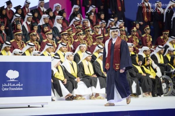 HH attends first QF Schools Commencement Ceremony