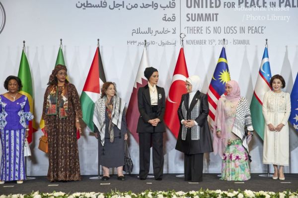 Her Highness participates in High-Level Summit “United for Peace in Palestine"