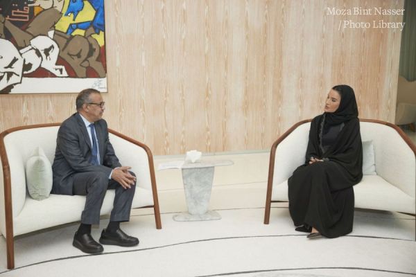 Her Highness Meets with WHO Director-General