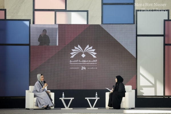 Her Highness participates in QF’s celebration of International Day of Education