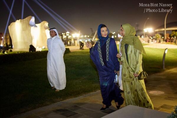 Her Highness inaugurates Al Azzm sculpture