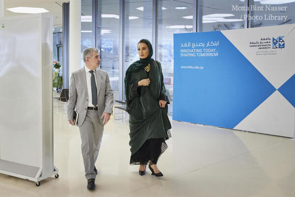 Her Highness attends the first international symposium on comparative education